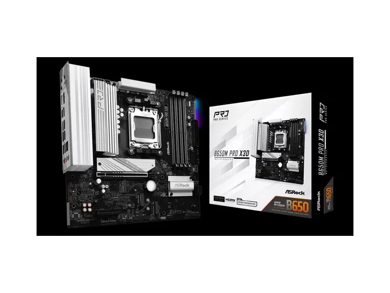 B650M Pro X3D: Bo Mạch Chủ X3D Đầu Tiên Của ASRock Có Gì Đặc Biệt?